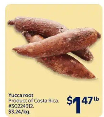 Walmart Yucca root offer