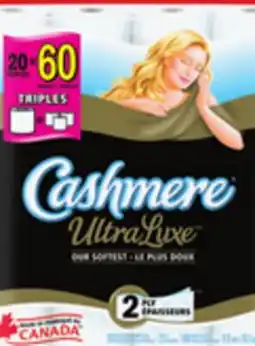 Walmart Cashmere UltraLuxe 20 = 60, 198 sheets per roll offer