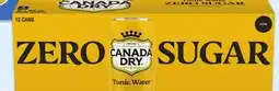 Walmart Canada Dry club soda, tonic water zero sugar offer