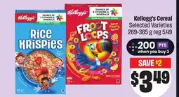 FreshCo Kellogg's Cereal Selected Varieties offer