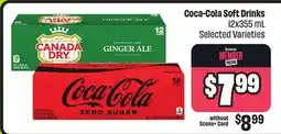 FreshCo Coca-Cola soft Drinks 12x355 mL Selected Varieties offer