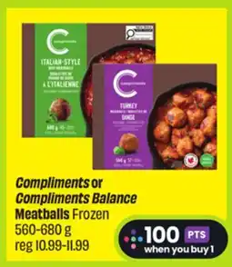 FreshCo Compliments Balance Meatballs Frozen offer