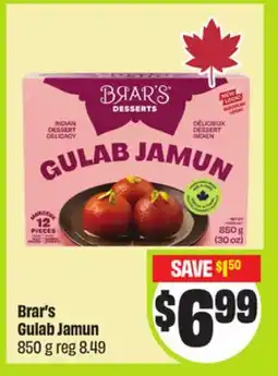 FreshCo Brar's Gulab Jamun 850 g - Vaisakhi offer