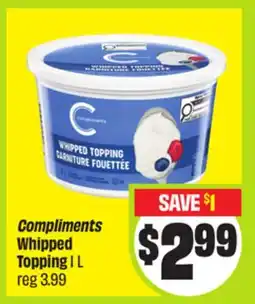 FreshCo Compliments Whipped Topping offer