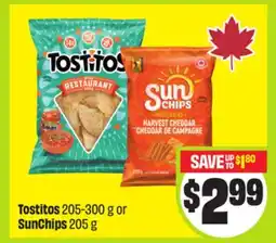FreshCo Tostitos 205-300 g or SunChips 205 g offer