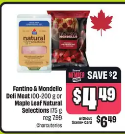 FreshCo Fantino & Mondello Deli Meat 100-200 g or Maple Leaf Natural Selections 175 g offer