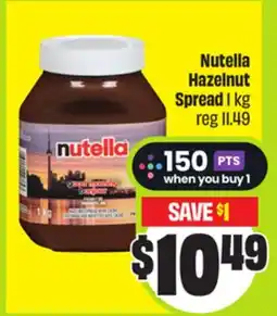FreshCo Nutella Hazelnut Spread offer