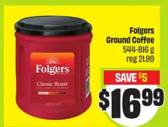 FreshCo Folgers Ground Coffee offer