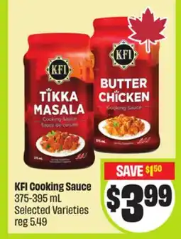 FreshCo KFI Cooking Sauce 375-395 mL Selected Varieties - Vaisakhi offer