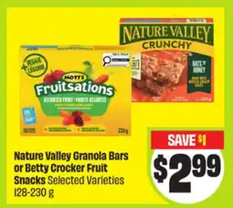 FreshCo Nature Valley Granola Bars or Betty Crocker Fruit Snacks Selected Varieties offer