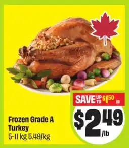FreshCo Frozen Grade A Turkey offer
