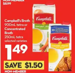 Longo's Broth 900mL tetra or Concentrated Broth 250mL tetra offer