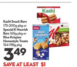 Longo's Snack Bars 175-200g pkg or Nourish Bars 165g pkg or Homestyle Treats 154-198g pkg offer