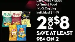 Longo's Lays, Miss Vickies or Smart Food offer