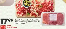 Longo's Curato Italian Antipasto Party Pack, Entertaining or Charcuterie Mix offer