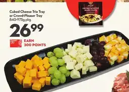 Longo's Cubed Cheese Trio Tray or Crowd-Pleaser Tray offer
