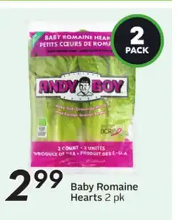 Sobeys Baby Romaine Hearts offer
