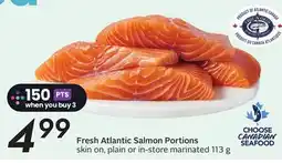Sobeys Fresh Atlantic Salmon Portions offer