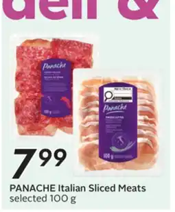 Sobeys PANACHE Italian Sliced Meats offer