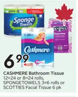 Sobeys CASHMERE Bathroom Tissue offer