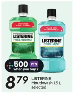 Sobeys LISTERINE Mouthwash offer