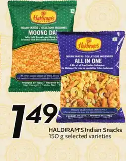 Sobeys HALDIRAM'S Indian Snacks offer