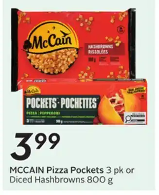 Sobeys MCCAIN Pizza Pockets offer