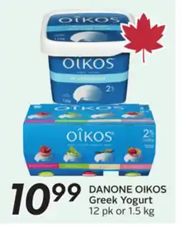 Sobeys DANONE OIKOS Greek Yogurt offer