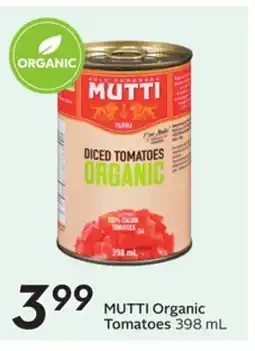 Sobeys MUTTI Organic Tomatoes offer