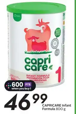 Sobeys CAPRICARE Infant Formula offer