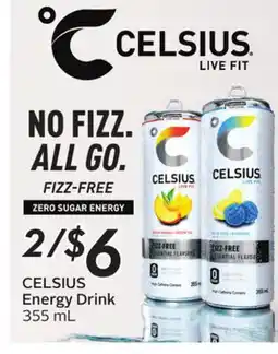 Sobeys CELSIUS Energy Drink offer