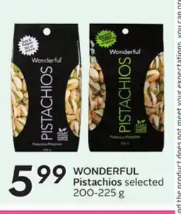 Sobeys WONDERFUL Pistachios offer