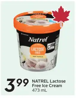 Sobeys NATREL Lactose Free Ice Cream offer