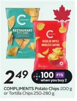 Sobeys COMPLIMENTS Potato Chips offer