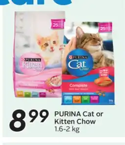 Sobeys PURINA Cat or Kitten Chow offer