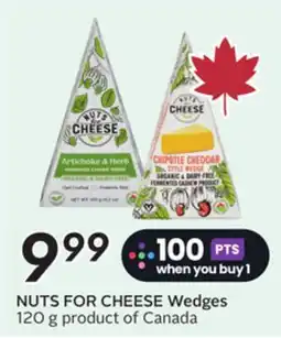 Sobeys NUTS FOR CHEESE Wedges offer