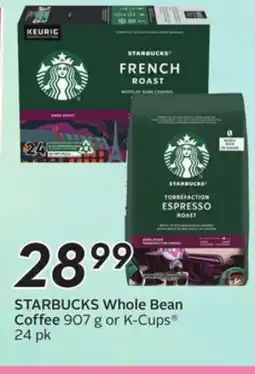 Sobeys STARBUCKS Whole Bean Coffee offer