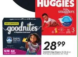 Sobeys HUGGIES Giga Diapers offer
