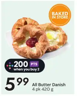 Sobeys All Butter Danish offer