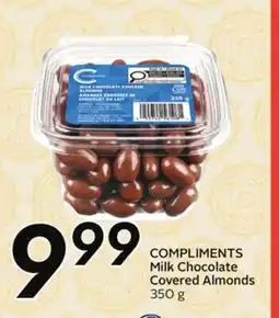 Sobeys COMPLIMENTS Milk Chocolate Covered Almonds offer