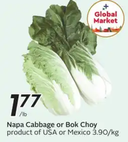 Sobeys Napa Cabbage or Bok Choy offer