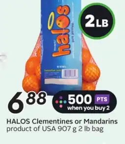 Sobeys HALOS Clementines or Mandarins offer