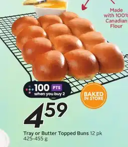 Sobeys Tray or Butter Topped Buns offer