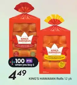 Sobeys KING'S HAWAIIAN Rolls offer