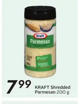 Sobeys KRAFT Shredded Parmesan offer