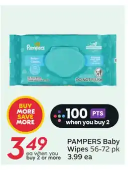 Sobeys PAMPERS Baby Wipes offer