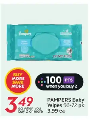 Sobeys PAMPERS Baby Wipes offer