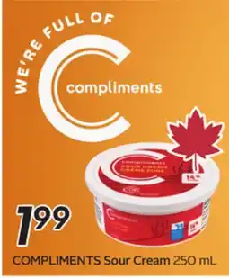 Sobeys COMPLIMENTS Sour Cream offer