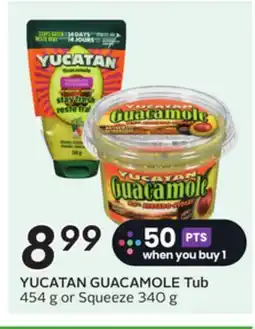 Sobeys YUCATAN GUACAMOLE Tub offer