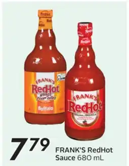 Sobeys FRANK'S RedHot Sauce offer